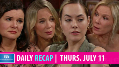 The Bold and the Beautiful Recap, Thursday, July 11: Some Very Logan Advice