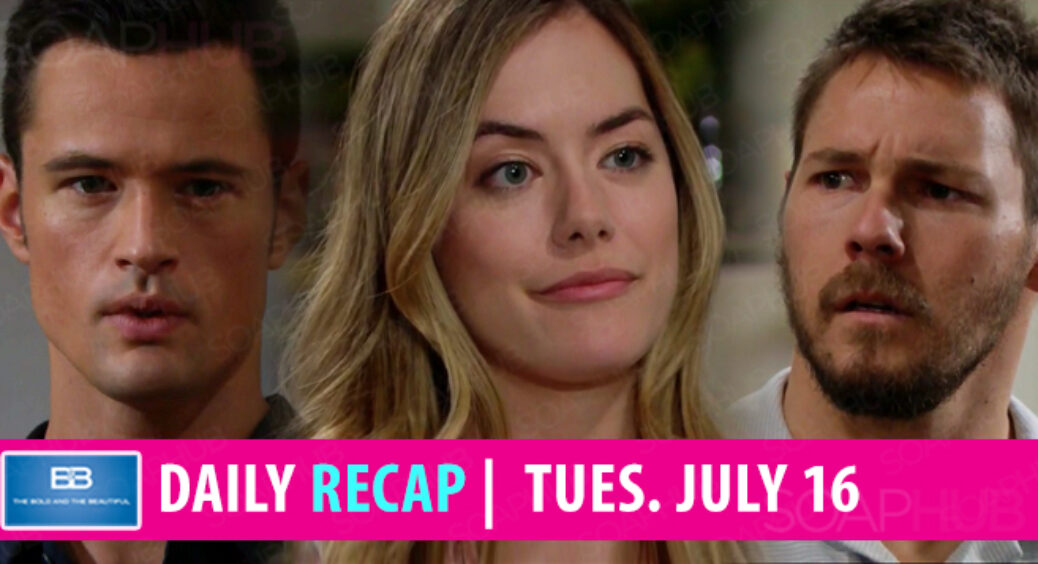 The Bold and the Beautiful Recap, Tuesday, July 16: I’m Getting Married…Tomorrow