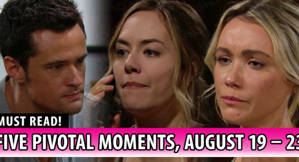 The Bold and the Beautiful: 5 Pivotal Moments From This Past Action-Packed Week