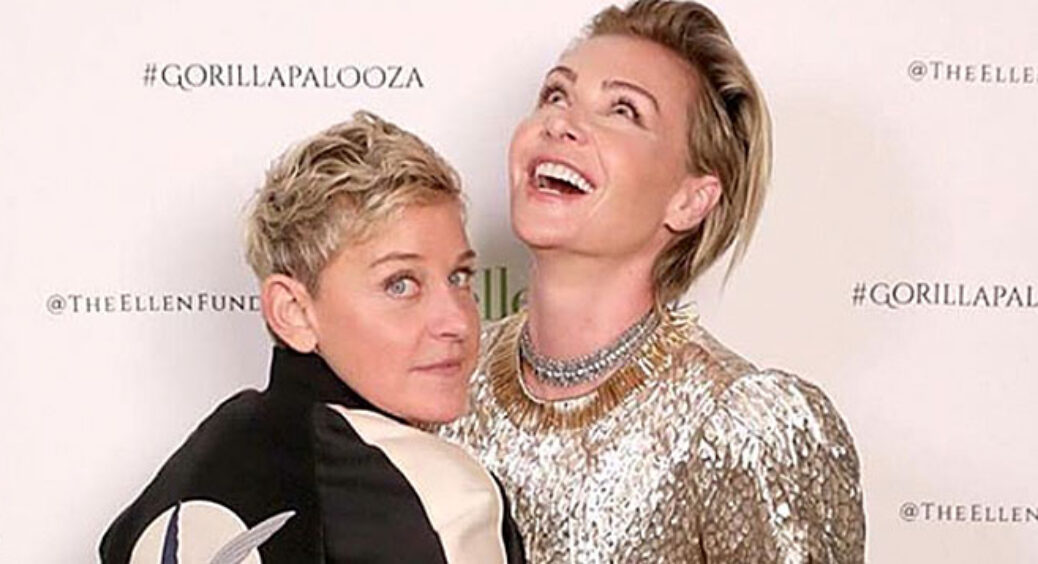 Real-Life Celebrity Couple: Ellen DeGeneres and Portia de Rossi