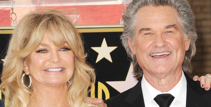 Goldie Hawn and Kurt Russell