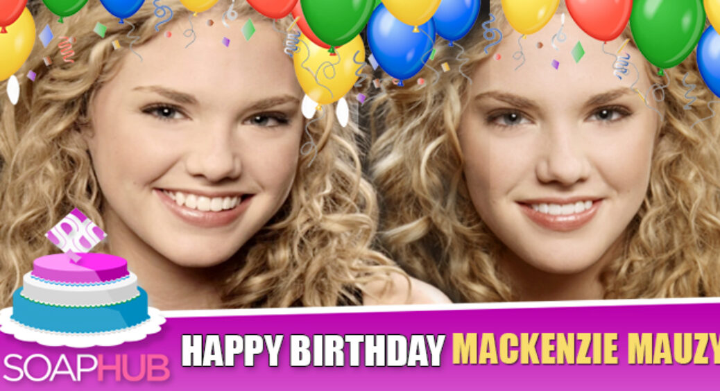 Former The Bold and the Beautiful Star MacKenzie Mauzy Celebrates Her Birthday