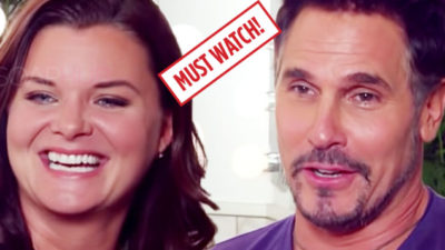 The Bold and the Beautiful Video Replay: Bill and Katie Behind the Scenes