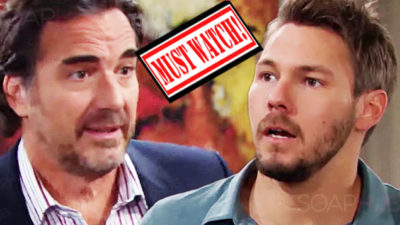 The Bold and the Beautiful Video Replay: Ridge and Liam Argue