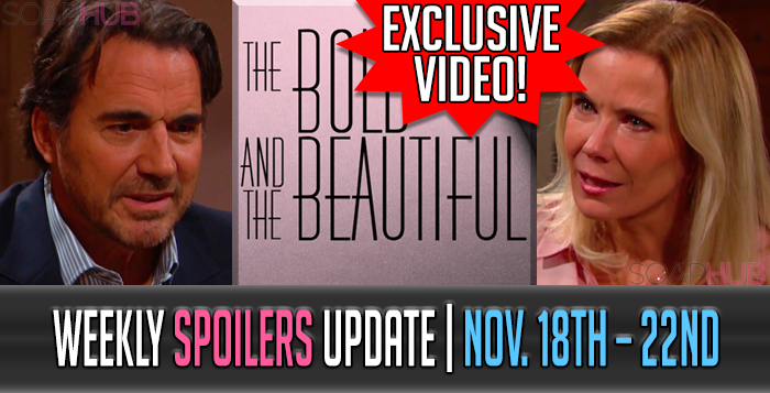 The Bold and the Beautiful Spoilers November 18-22