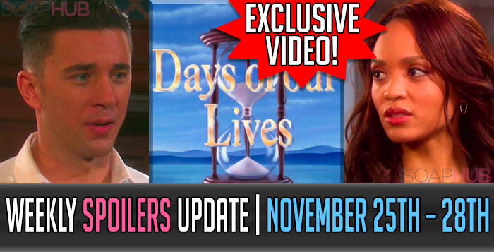 Days of our Lives Spoilers November 25 - 29