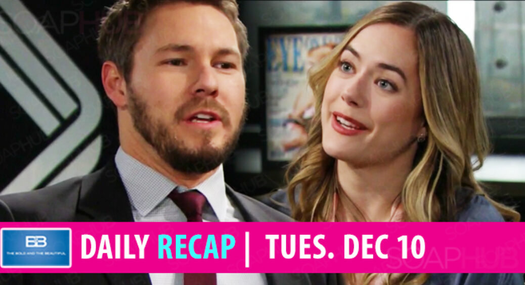 The Bold and the Beautiful Recap: Liam Was NOT A Happy Camper