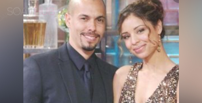 Bryton James and Brytni Sarpy The Young and the Restless