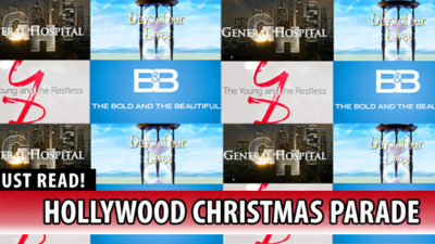 Soap Opera Stars Are Set To Ride In The Hollywood Christmas Parade