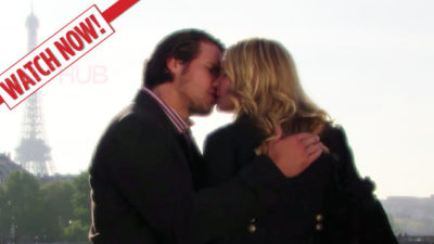 The Young and the Restless Video Replay: Nick and Sharon Kiss In Paris