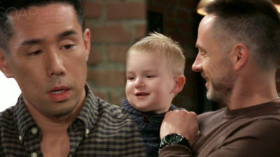 General Hospital Stars Parry Shen And William deVry: Baby Secrets