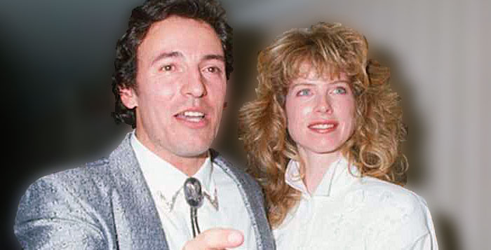 Bruce Springsteen and Julianne Phillips