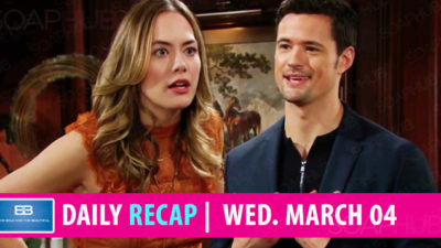 The Bold and the Beautiful Recap: Thomas Gave Hope A Reality Check