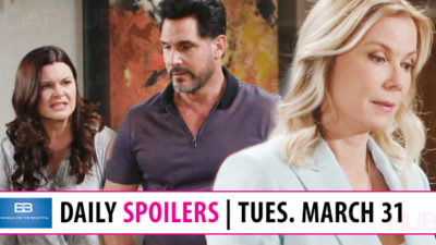 The Bold and the Beautiful Spoilers: Bill Begs For Forgiveness (Again)