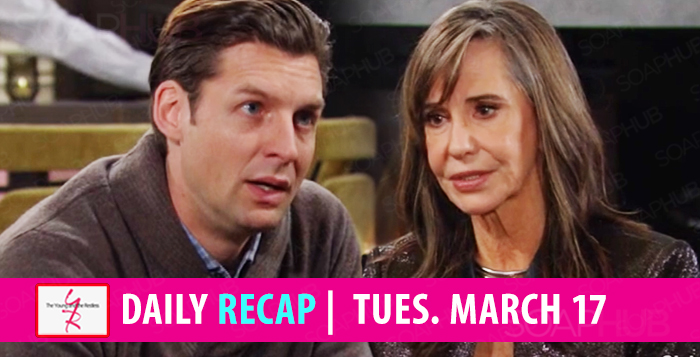 the young and the restless recap for march 17, 2020 chance and jill