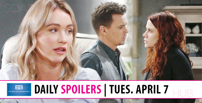 The Bold and the Beautiful Spoilers Tuesday April 7, 2020