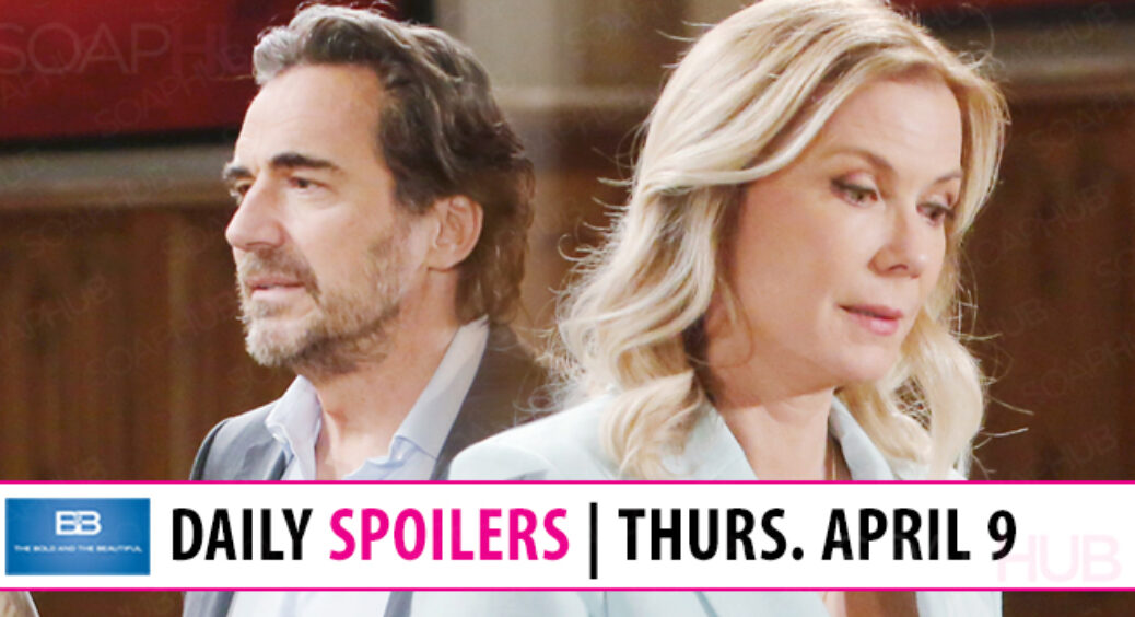 The Bold and the Beautiful Spoilers: Suffering the Consequences