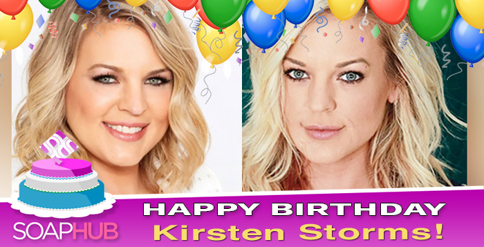 General Hospital Kirsten Storms Happy Birthday