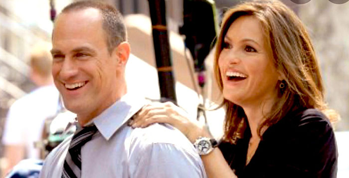 Mariska Hargitay and Chris Meloni