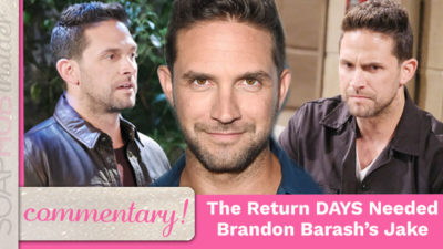 Top Five Things We Love About Brandon Barash’s Return As Jake to DAYS