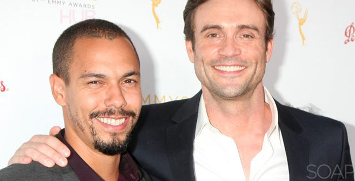 Bryton James and Daniel Goddard The Young and the Restless
