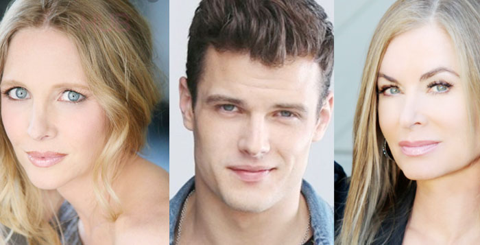 Lauralee Bell, Michael Mealor, Eileen Davidson The Young and the Restless