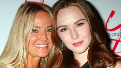 The Young and the Restless Stars Camryn Grimes and Sharon Case Go Live