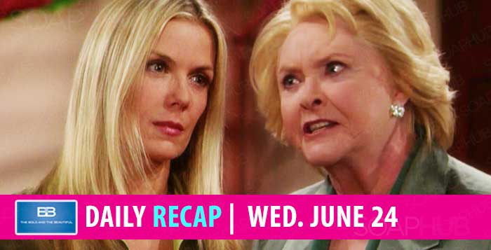 The Bold and the Beautiful Recap June 24 2020