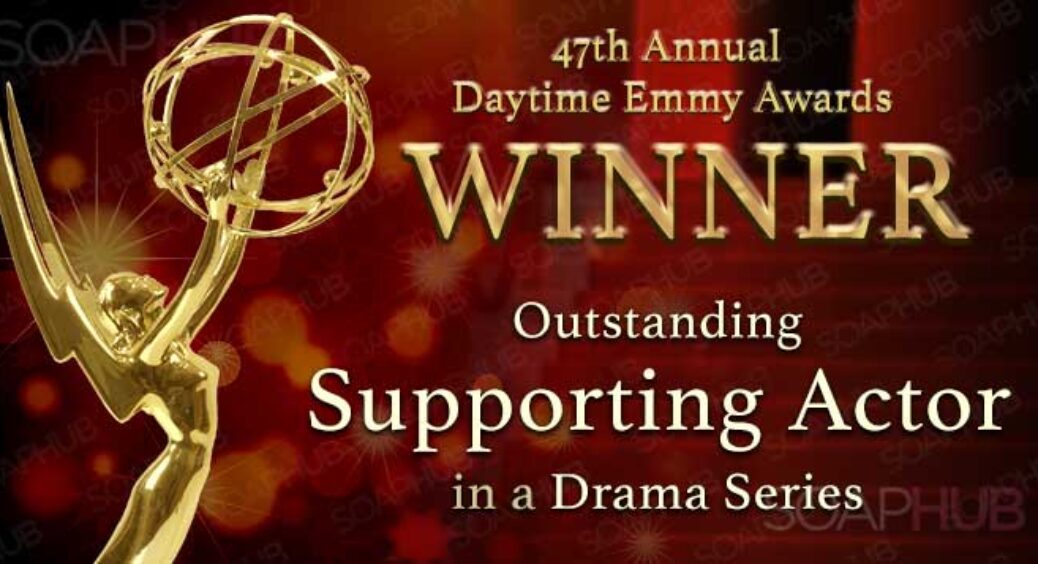 47TH ANNUAL DAYTIME EMMY WINNER: Outstanding Supporting Actor In A Drama Series