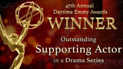 47TH ANNUAL DAYTIME EMMY WINNER: Outstanding Supporting Actor In A Drama Series