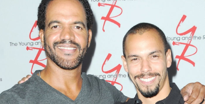 Kristoff St. John and Bryton James The Young and the Restless