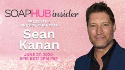 June Soap Hub Insider Fireside Guest — Soap Opera Veteran Sean Kanan