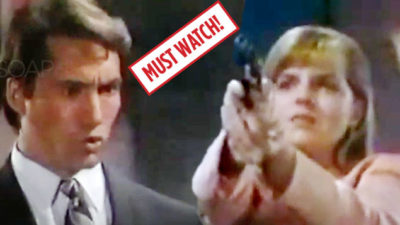 The Young and the Restless Video Replay: Nina Holds A Gun On David
