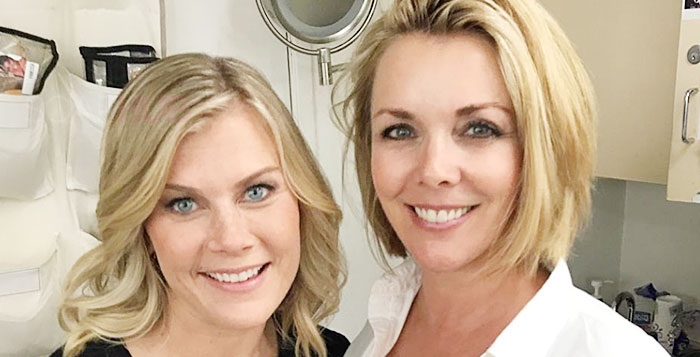 Days of our Lives Alison Sweeney and Christie Clark
