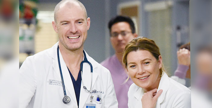 Grey's Anatomy Ellen Pompeo and Richard Flood