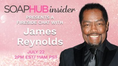 July Soap Hub Insider Fireside Guest — Days of our Lives Star James Reynolds