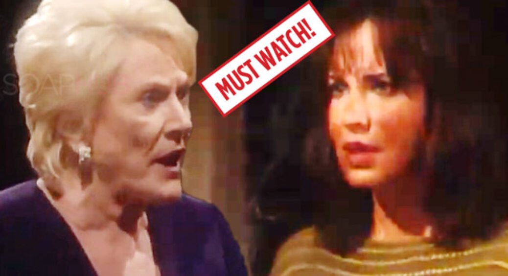 The Young and the Restless Video Replay: Kay Finds Jill Snooping