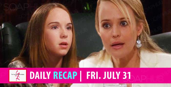 The Young and the Restless Recap July 31 2020