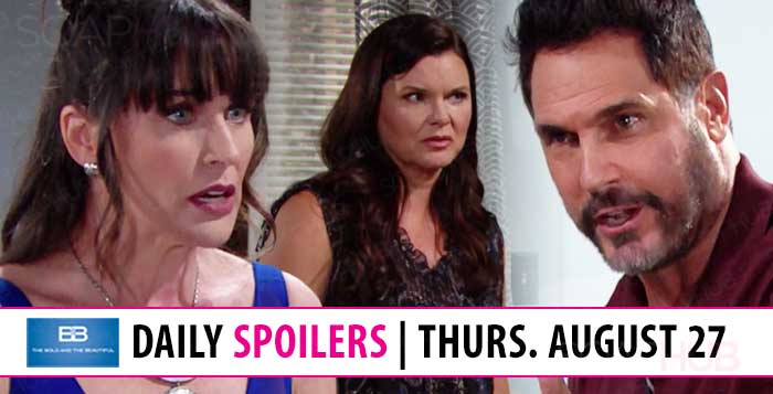 The Bold and the Beautiful Spoilers August 27 2020