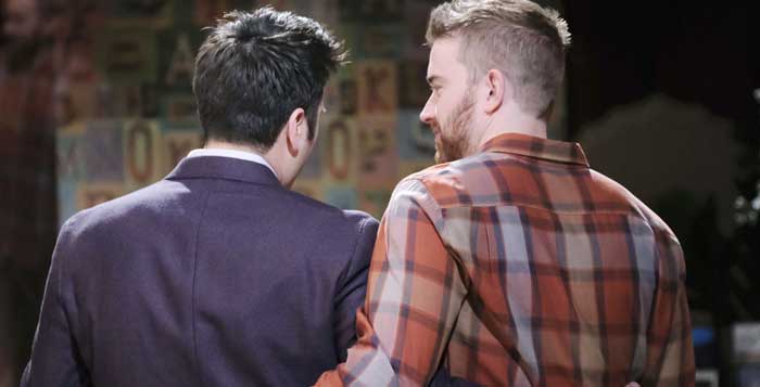 Freddie Smith and Chandler Massey Days of Our Lives
