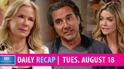 The Bold and the Beautiful Recap: Ridge and Shauna Have Regrets