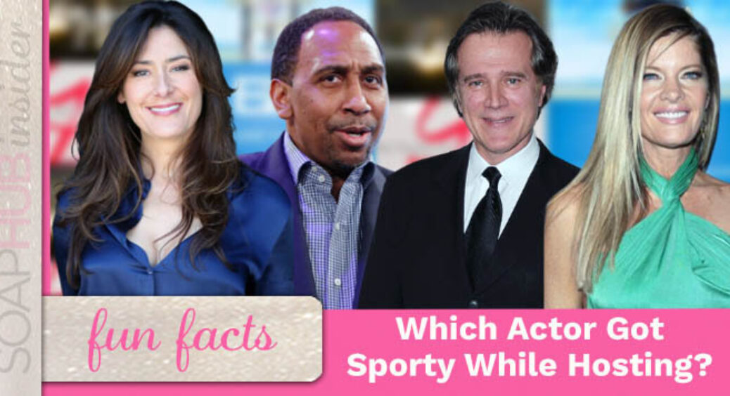 Which Soap Star Hosted A Fun Hockey Segment For Fox Sports Network?