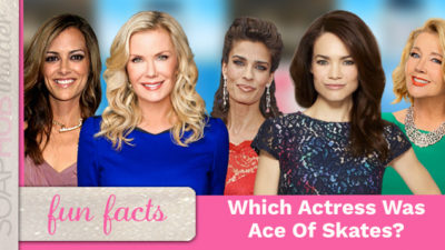 Which Soap Star Won Gold At The Junior Olympics In Figure Skating?