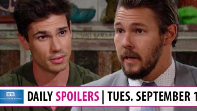 The Bold and the Beautiful Spoilers: Liam And Finn Face Off