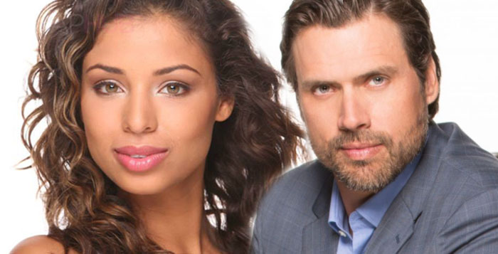 Brytni Sarpy and Joshua Morrow The Young and the Restless