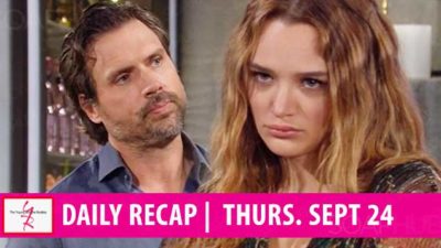 The Young and the Restless Recap: Nick Is Not A Happy Dad