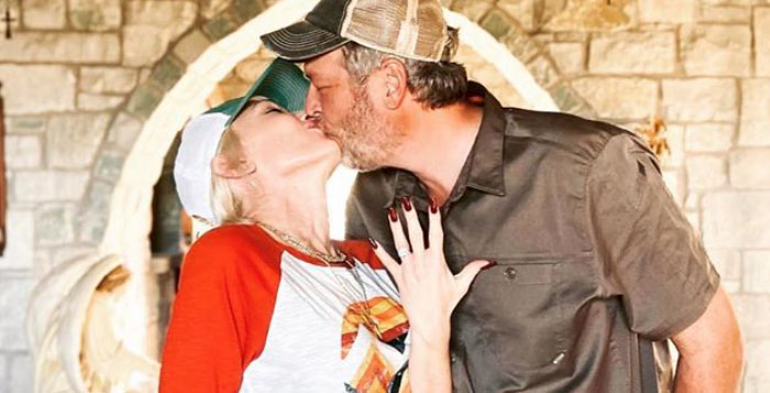 Gwen Stefani and Blake Shelton