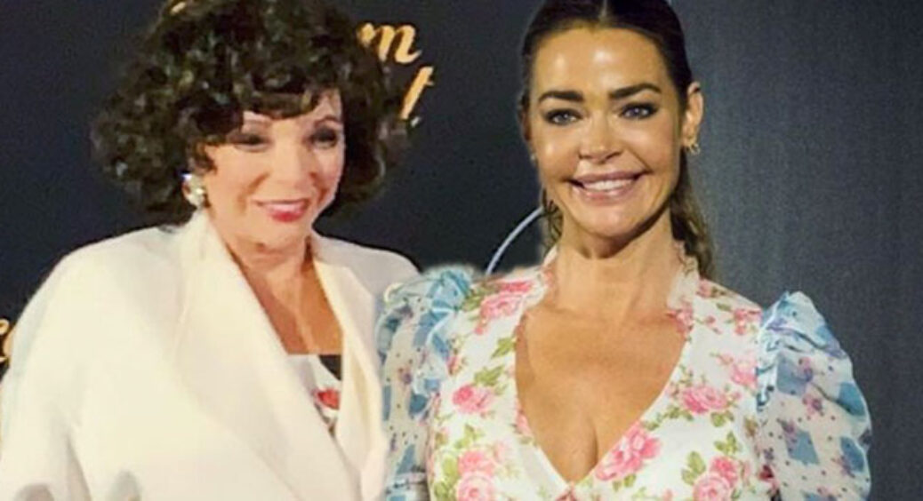 Dynasty Star Joan Collins Joins Denise Richards in Glow and Darkness