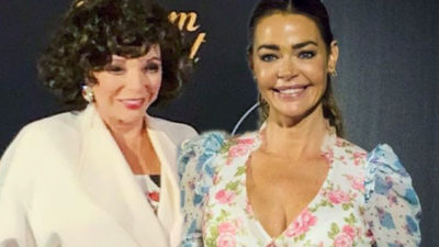 Dynasty Star Joan Collins Joins Denise Richards in Glow and Darkness