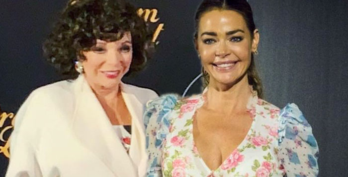 Joan Collins and Denise Richards